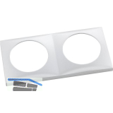 BERKER Integro Flow Rahmen 2-fach chrom matt lackiert