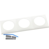 BERKER Integro Flow Rahmen 3-fach polarwei� gl�nzend