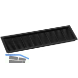L�ftungsgitter 171 x 42 mm Kunststoff Schwarz