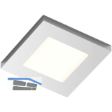 L&S Aufbauleuchte Lucky 2 neutralwei�, alufarbig