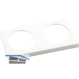 BERKER Integro Pure Rahmen 2-fach polarwei� gl�nzend