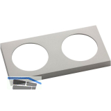 BERKER Integro Pure Rahmen 2-fach Edelstahl Effekt lackiert