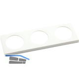 BERKER Integro Pure Rahmen 3-fach polarwei� gl�nzend