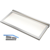 L&S Tablarleuchte Paper Shelf 1200 mm alufarbig