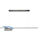 ELEKTRA Pendelleuchte LD 8104 P 3000K warmwei� 1490 mm schwarz