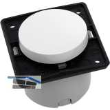 BERKER Integro Ausschalter vorkonfektioniert polarwei� gl�nzend ohne Rahmen