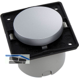 BERKER Integro Ausschalter vorkonfektioniert chrom matt lackiert ohne Rahmen