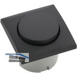 BERKER Integro Flow Ausschalter vorkonfektioniert anthrazit matt