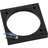 BERKER Integro Flow/Pure Distanzring schwarz gl�nzend