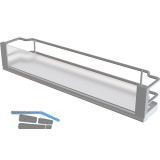 VS SUB Side Ablage-Set Artline 90� KB 150 mm Silber/Wei�/Glas satiniert