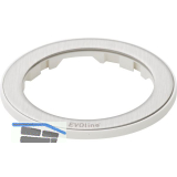 EVOline One Abdeckring wei�/Edelstahl