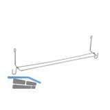 VS Handtuchleiste Stahldraht Silber