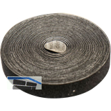 Klebeband beflockt als Oberfl�chen- und Klapperschutz B: 12 mm, L: 5m Schwarz