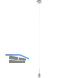EGLO H�ngeleuchte Pasteri Pro 1 x E27 ohne Schirm, f�r Schirm 150-530 mm nickel