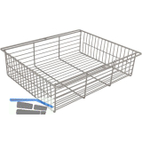 VS SUB Basket SCH Drahtkorb 440 x 120 mm Stahl Silber