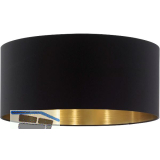 EGLO Schirm Pasteri Pro � 530 mm Textil schwarz/gold