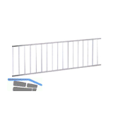 Drahtgitter 2110 x 200 mm Stahldraht Silber