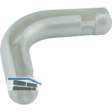 Eckverbinder Kunststoff Silber