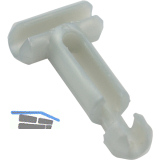 Mittelverbinder Kunststoff Silber