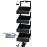 VS TAL Gate Hochschrankauszug Set Planero 1200 - 1450 mm KB 450 mm Lava