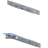 VS TAL Larder Frontbefestigung KB 300 mm Silber