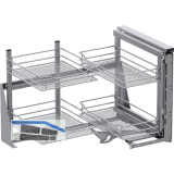 VS COR Fold Eckauszug Set Saphir KB 900 mm rechts Silber