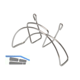 VS Schlauch-Kabelhalter Stahldraht Silber