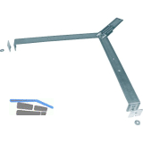 KESSEB�HMER Oberbodenwinkel f�r feste R�ckwand Revo 90 Stahl verzinkt