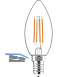 LED`S LIGHT LED-Filament Kerzenlampe dimmbar C35 4,5W 470 lm warmwei� E14