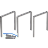 PEKA Trennb�gel-Set, Draht verchromt