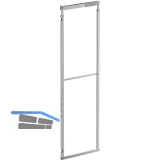 VS TAL Larder Rohrrahmen Set KB 300/EH 1700 - 1950 mm Silber