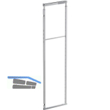 VS TAL Larder Rohrrahmen Set KB 300/EH 1900 - 2140 mm Silber