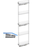 VS TAL Rack Vorratsschrank Classic KB 150 mm rechts Silber