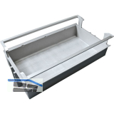 NINKA Ablage VS TAL Larder KB 300 mm mit Reling Alugrau