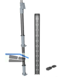 KESSEB�HMER Le Mans II Achsrohr 600 - 750 mm Anthrazit