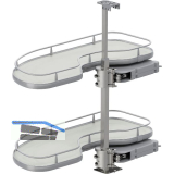 VS Cornerstone Maxx Eckauszug Premea EH 650/KB 800 mm links Silber