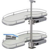 VS Cornerstone Maxx Eckauszug Premea EH 650/KB 900 mm links Silber