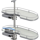 VS Cornerstone Maxx Eckauszug Premea EH 650/KB 900 mm rechts Silber