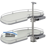 VS Cornerstone Maxx Eckauszug Premea EH 650/KB 1000/FB 600 mm links Silber