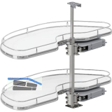 VS Cornerstone Maxx Eckauszug Premea EH 650/KB 1000/FB 500 mm links Chrom