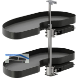 VS Cornerstone Maxx Eckauszug Planero EH 650/KB 900 mm links Lava