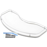 VS Cornerstone Swing Ablage-Set Premea KB 900 mm Hellgrau/Silber