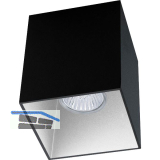 EGLO Deckenleuchte Polasso eckig GU10, schwarz/wei�