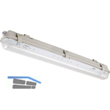 LED`S LIGHT Feuchtraum- Wannenleuchte FRWL1.1 Sensor L: 1265 mm, 14W grau