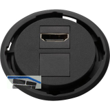 EVOline One Datensteckdose 1 x HDMI 2.0 schwarz