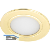 SIRO Einbauleuchte SL-Mono Spot 3000K warmwei�, vermessingt gl�nzend