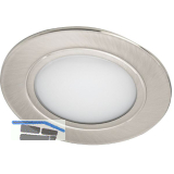 SIRO Einbauleuchte SL-Mono Spot 3000K warmwei�, Nickel matt