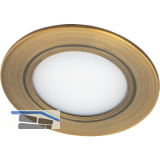 SIRO Einbauleuchte SL-Mono Spot 4000K neutralwei�, Messing schwarz geb�rstet