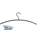 Kleiderb�gel Kulm starr, Stahl schwarz passiviert