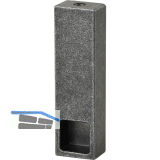 HALC� Schrankrohrlager Kulm Endst�ck oben Stahl schwarz passiviert